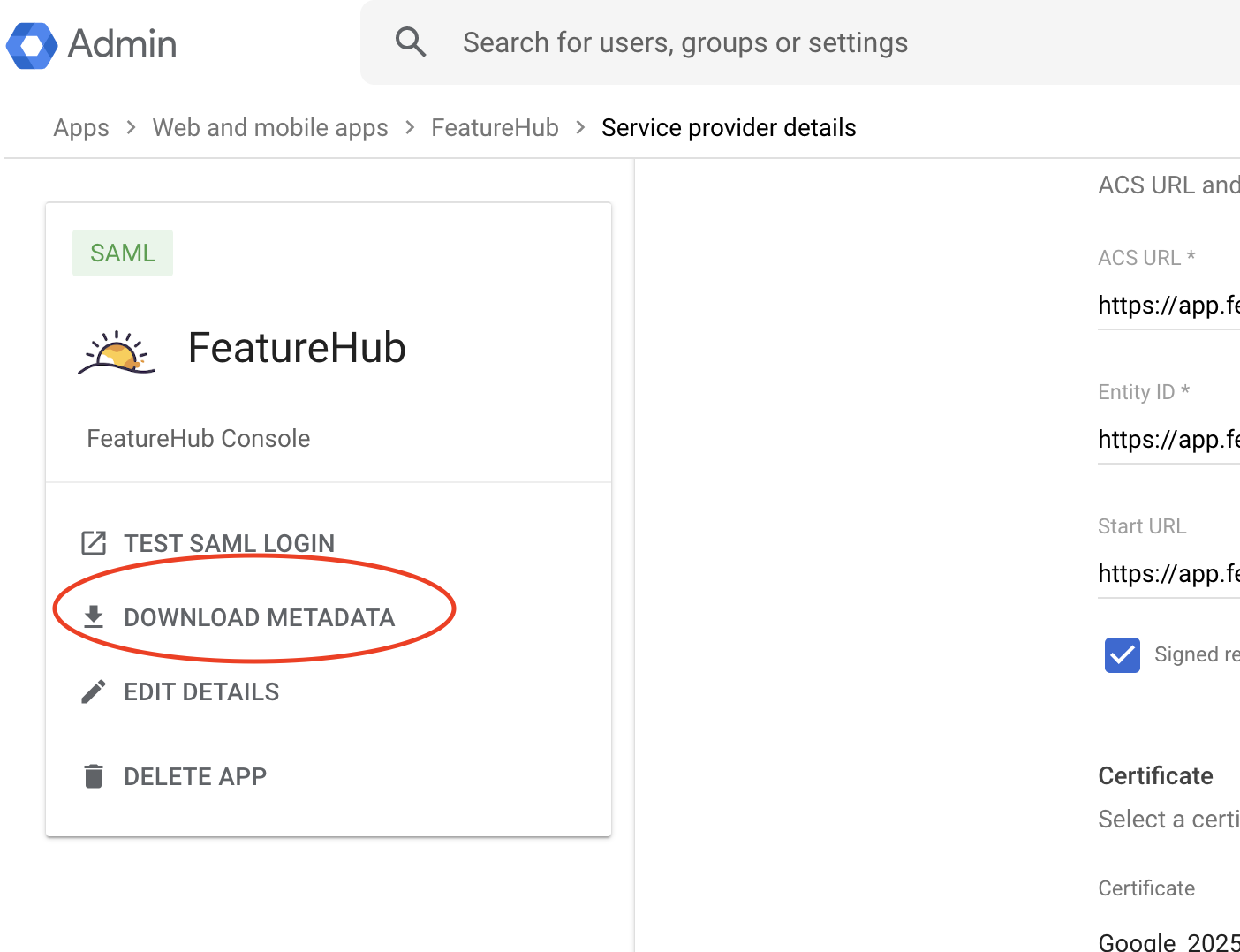 Google-sso-featurehub