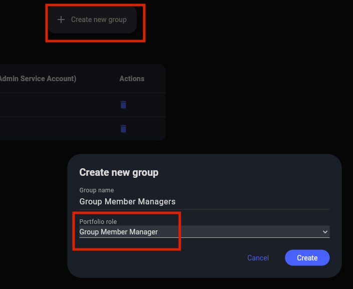 Group member manager