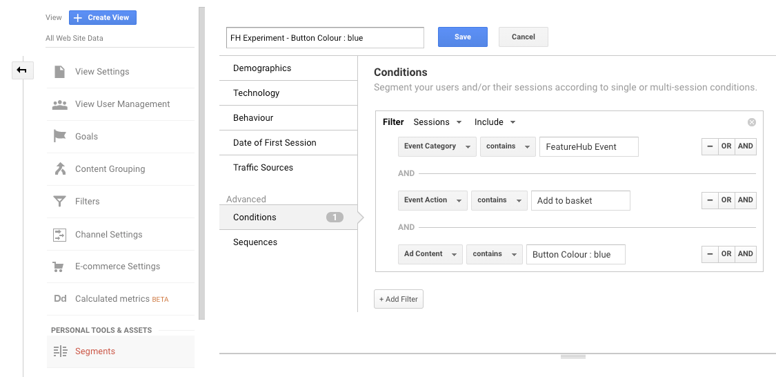 Custom filters