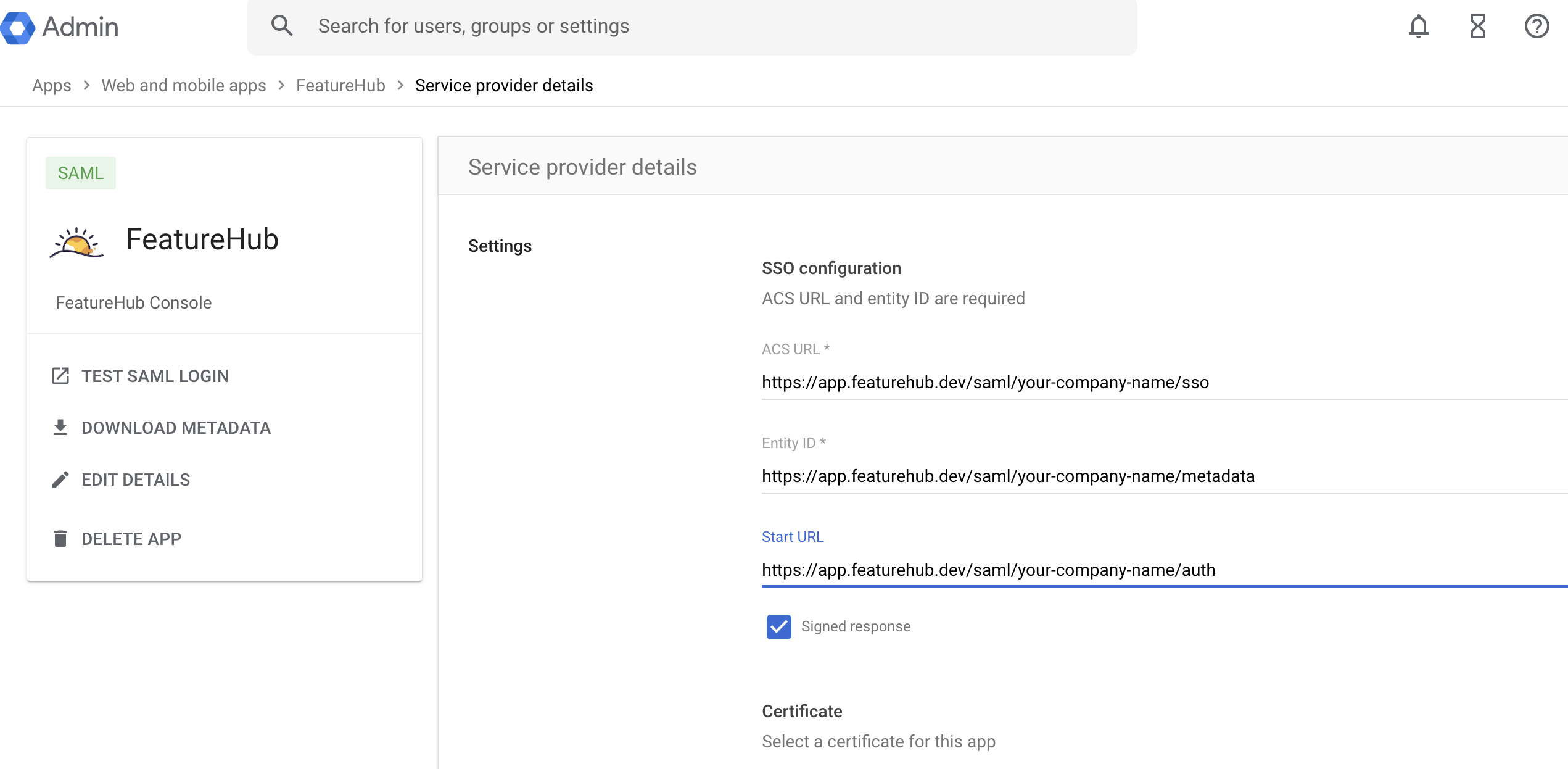 Google-sso-featurehub