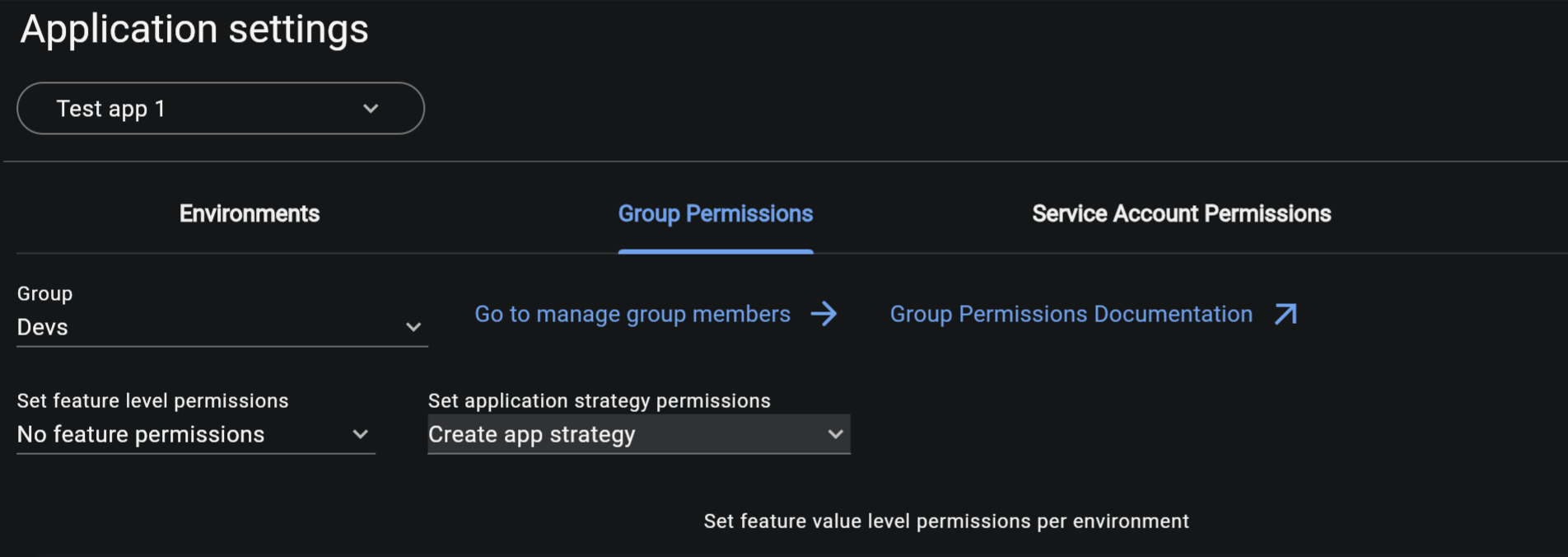 App Strategy Permissions